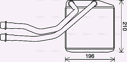 Ava Quality Cooling CN6314 - İstilik dəyişdiricisi, daxili isitmə furqanavto.az