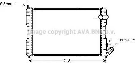 Ava Quality Cooling CN2042 - Radiator, mühərrikin soyudulması furqanavto.az