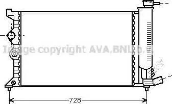 Ava Quality Cooling CN 2068 - Radiator, mühərrikin soyudulması furqanavto.az