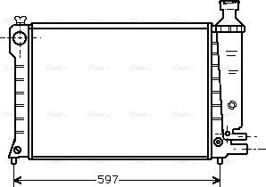 Ava Quality Cooling CN 2036 - Radiator, mühərrikin soyudulması furqanavto.az