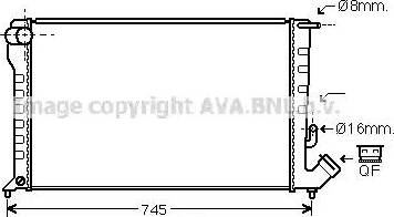 Ava Quality Cooling CN 2194 - Radiator, mühərrikin soyudulması furqanavto.az