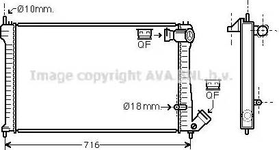 Ava Quality Cooling CN 2102 - Radiator, mühərrikin soyudulması furqanavto.az