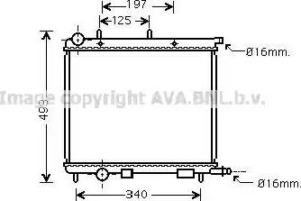 Ava Quality Cooling CNA2188 - Radiator, mühərrikin soyudulması furqanavto.az