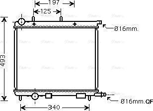 Ava Quality Cooling CN 2188 - Radiator, mühərrikin soyudulması furqanavto.az