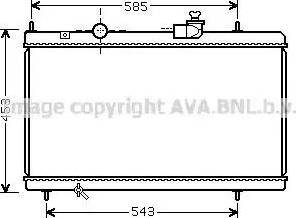 Ava Quality Cooling CN 2228 - Radiator, mühərrikin soyudulması furqanavto.az