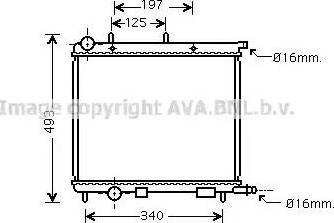 Ava Quality Cooling CN 2227 - Radiator, mühərrikin soyudulması furqanavto.az