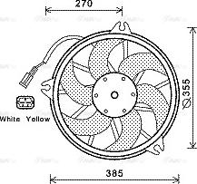 Ava Quality Cooling CN 7536 - Fen, radiator furqanavto.az