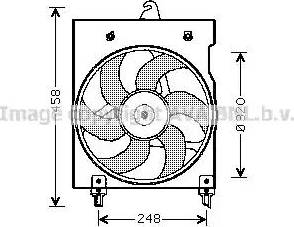 Ava Quality Cooling CN 7524 - Fen, radiator furqanavto.az