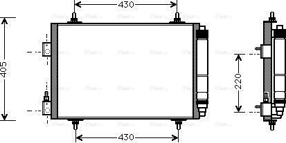 Ava Quality Cooling CNA5192D - Kondenser, kondisioner furqanavto.az