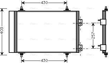 Ava Quality Cooling CNA5240D - Kondenser, kondisioner furqanavto.az