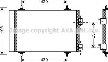 Ava Quality Cooling CNA5240 - Kondenser, kondisioner furqanavto.az