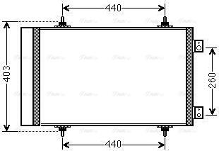 Ava Quality Cooling CNA5263D - Kondenser, kondisioner furqanavto.az