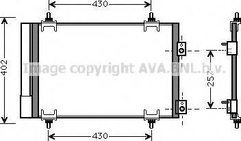 Ava Quality Cooling CNA5283 - Kondenser, kondisioner furqanavto.az