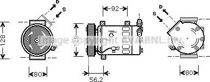 Ava Quality Cooling CN K061 - Kompressor, kondisioner furqanavto.az