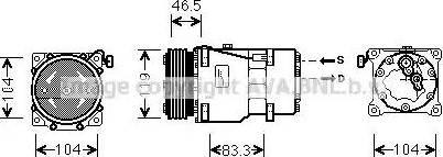 Ava Quality Cooling CN K201 - Kompressor, kondisioner furqanavto.az