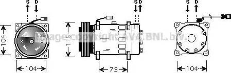 Ava Quality Cooling CN K180 - Kompressor, kondisioner furqanavto.az