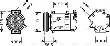 Ava Quality Cooling CN K242 - Kompressor, kondisioner furqanavto.az