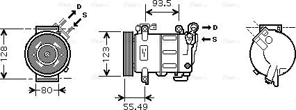 Ava Quality Cooling CN K251 - Kompressor, kondisioner furqanavto.az