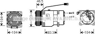 Ava Quality Cooling CN K257 - Kompressor, kondisioner furqanavto.az