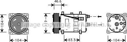 Ava Quality Cooling CN K209 - Kompressor, kondisioner furqanavto.az