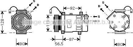 Ava Quality Cooling CN K207 - Kompressor, kondisioner furqanavto.az