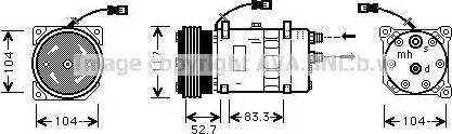 Ava Quality Cooling CN K222 - Kompressor, kondisioner furqanavto.az