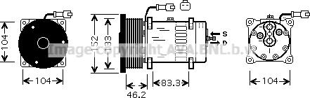 Ava Quality Cooling CPK004 - Kompressor, kondisioner furqanavto.az