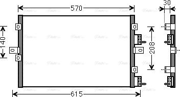 Ava Quality Cooling CR 5114 - Kondenser, kondisioner furqanavto.az