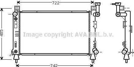 Ava Quality Cooling CR 2030 - Radiator, mühərrikin soyudulması furqanavto.az