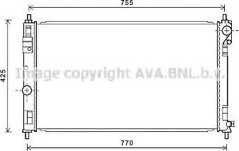 Ava Quality Cooling CR2121 - Radiator, mühərrikin soyudulması furqanavto.az