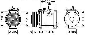 Ava Quality Cooling CRAK112 - Kompressor, kondisioner furqanavto.az