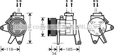 Ava Quality Cooling CR K063 - Kompressor, kondisioner furqanavto.az