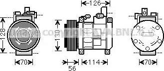 Ava Quality Cooling CR K062 - Kompressor, kondisioner furqanavto.az