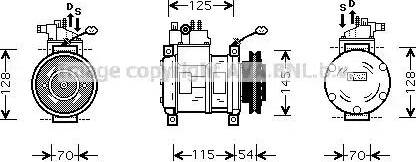 Ava Quality Cooling CR K074 - Kompressor, kondisioner furqanavto.az