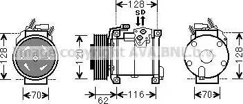 Ava Quality Cooling CR K109 - Kompressor, kondisioner furqanavto.az