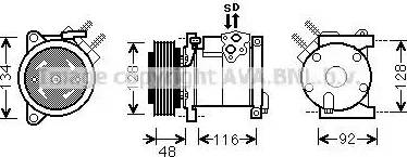 Ava Quality Cooling CR K102 - Kompressor, kondisioner furqanavto.az