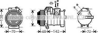 Ava Quality Cooling CRK131 - Kompressor, kondisioner furqanavto.az