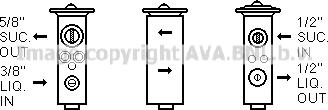 Ava Quality Cooling CS1018 - Genişləndirici klapan, kondisioner furqanavto.az