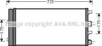 Ava Quality Cooling DA5004D - Kondenser, kondisioner furqanavto.az