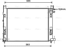 Ava Quality Cooling DAA2008 - Radiator, mühərrikin soyudulması furqanavto.az