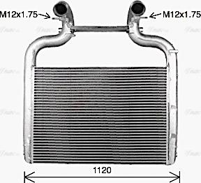 Ava Quality Cooling DF4104 - Intercooler, şarj cihazı furqanavto.az