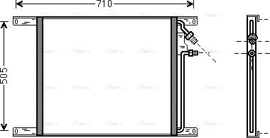 Ava Quality Cooling DF5069 - Kondenser, kondisioner furqanavto.az