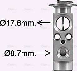 Ava Quality Cooling DF1095 - Genişləndirici klapan, kondisioner furqanavto.az