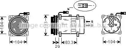 Ava Quality Cooling DF K026 - Kompressor, kondisioner furqanavto.az