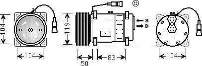 Ava Quality Cooling DF K038 - Kompressor, kondisioner furqanavto.az