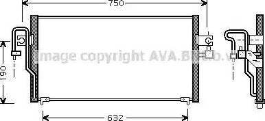 Ava Quality Cooling DN 5164 - Kondenser, kondisioner furqanavto.az