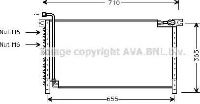 Ava Quality Cooling DN 5161 - Kondenser, kondisioner furqanavto.az