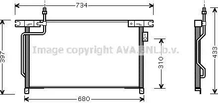 Ava Quality Cooling DN 5202 - Kondenser, kondisioner furqanavto.az