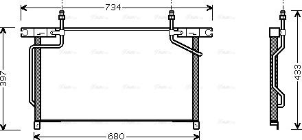 Ava Quality Cooling DN 5213 - Kondenser, kondisioner furqanavto.az