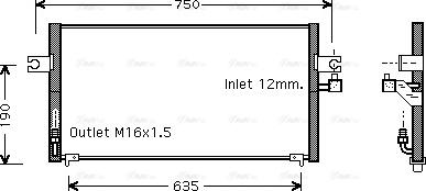 Ava Quality Cooling DN 5212 - Kondenser, kondisioner furqanavto.az